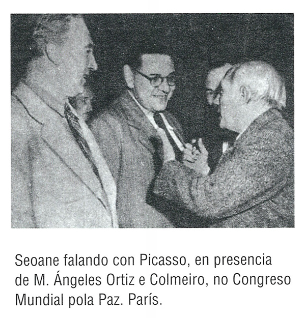 Seoane fala con Picasso